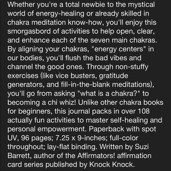 Chakras activity book and journal - Picture 5 of 5